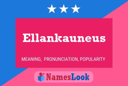 Poster del nome Ellankauneus