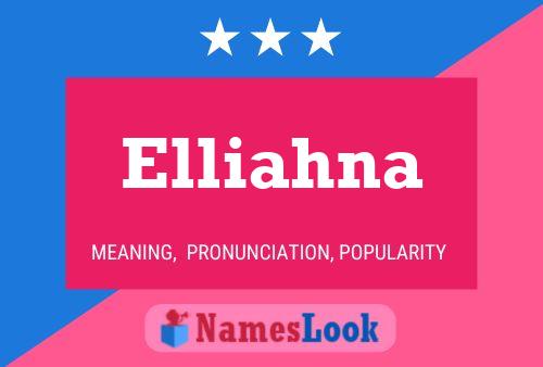 Poster del nome Elliahna