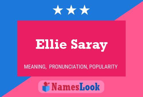 Poster del nome Ellie Saray