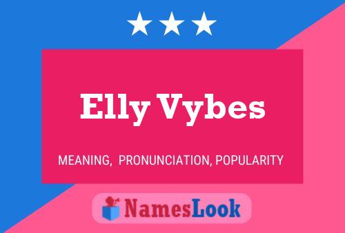 Poster del nome Elly Vybes