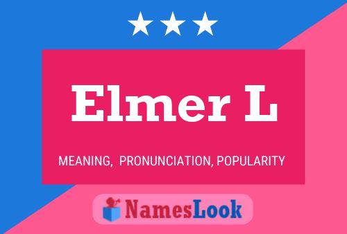 Poster del nome Elmer L