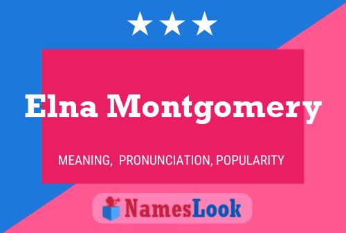 Poster del nome Elna Montgomery