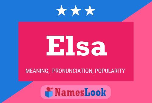 Poster del nome Elsa