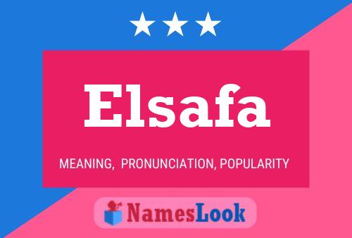 Poster del nome Elsafa