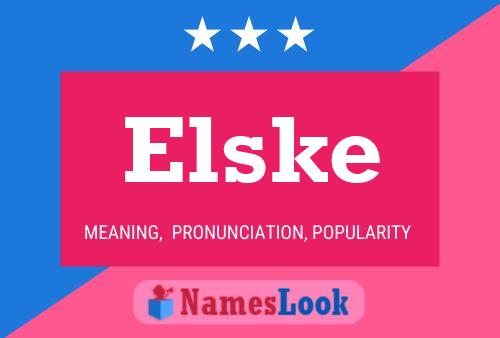 Poster del nome Elske