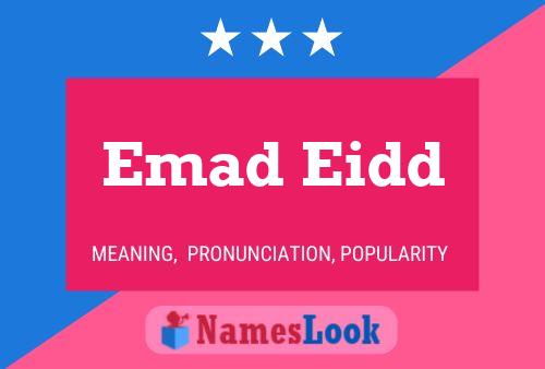 Poster del nome Emad Eidd