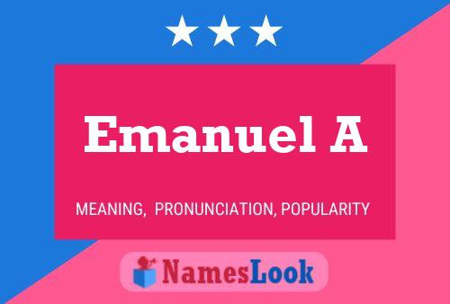 Poster del nome Emanuel A