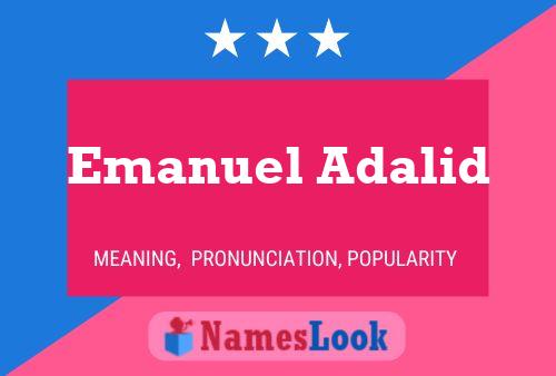 Poster del nome Emanuel Adalid