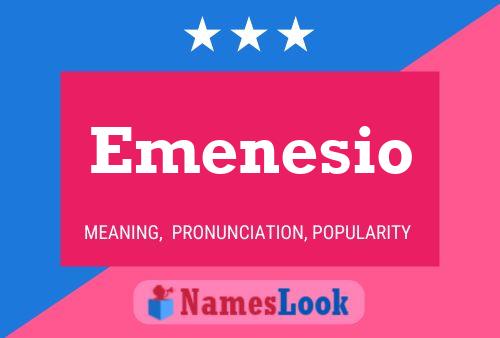 Poster del nome Emenesio