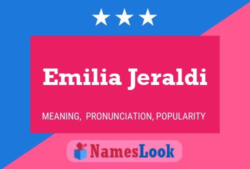 Poster del nome Emilia Jeraldi