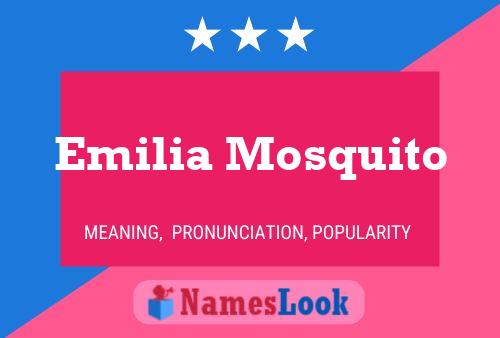 Poster del nome Emilia Mosquito