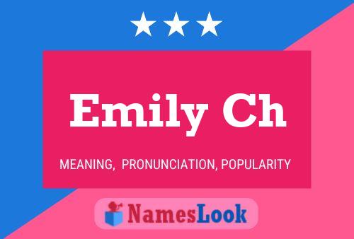 Poster del nome Emily Ch