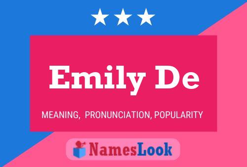 Poster del nome Emily De