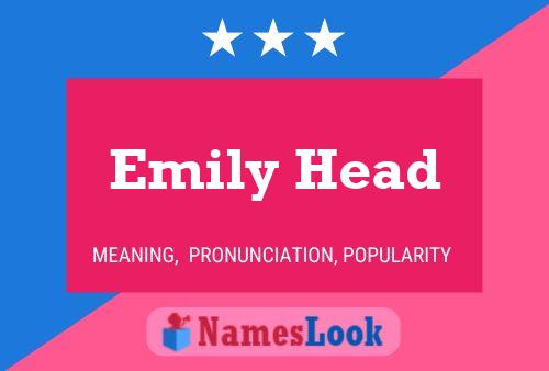 Poster del nome Emily Head