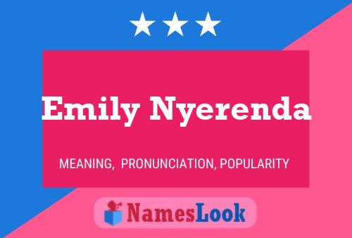 Poster del nome Emily Nyerenda