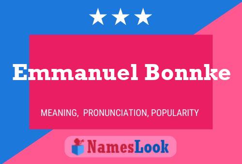 Poster del nome Emmanuel Bonnke