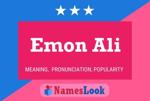 Poster del nome Emon Ali