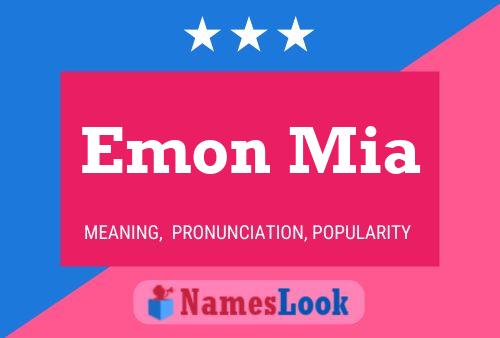 Poster del nome Emon Mia