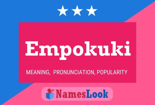 Poster del nome Empokuki