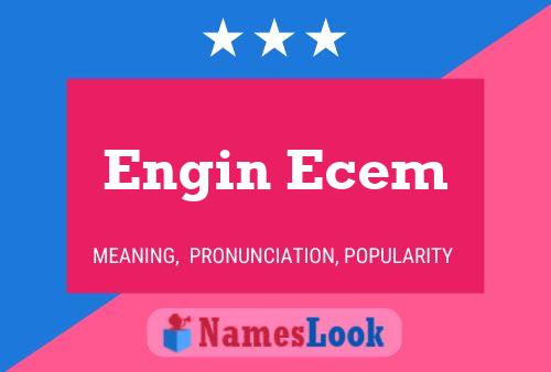 Poster del nome Engin Ecem