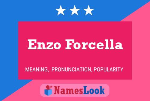 Poster del nome Enzo Forcella