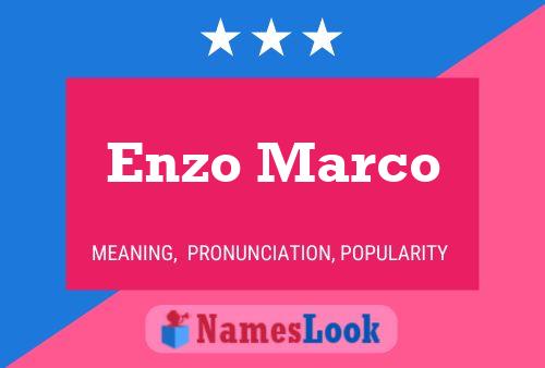 Poster del nome Enzo Marco