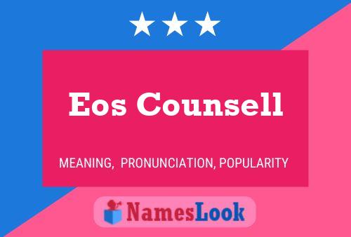 Poster del nome Eos Counsell