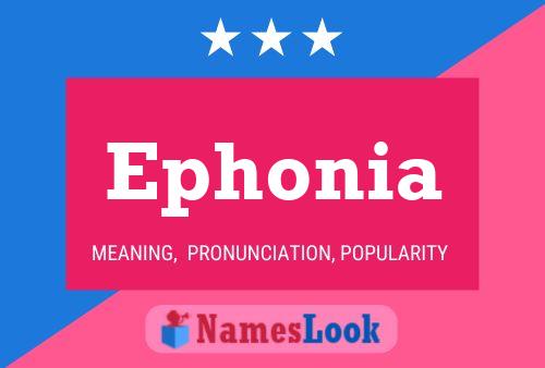 Poster del nome Ephonia