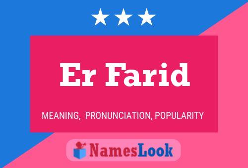 Poster del nome Er Farid