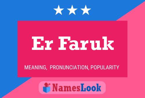 Poster del nome Er Faruk