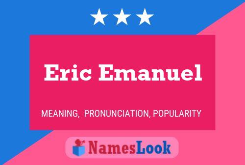 Poster del nome Eric Emanuel