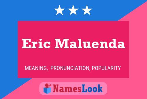 Poster del nome Eric Maluenda