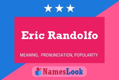 Poster del nome Eric Randolfo