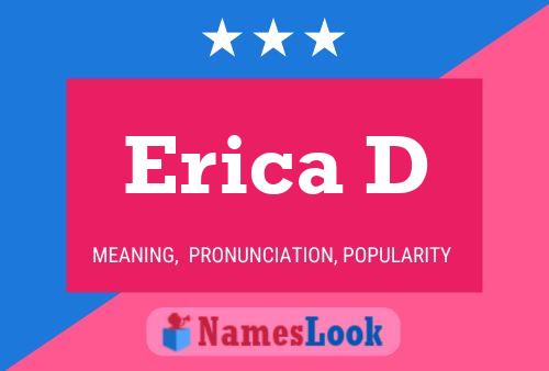 Poster del nome Erica D