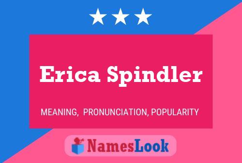 Poster del nome Erica Spindler