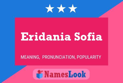 Poster del nome Eridania Sofia