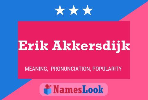 Poster del nome Erik Akkersdijk