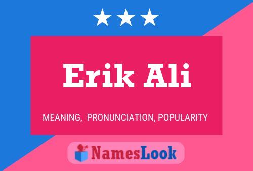 Poster del nome Erik Ali