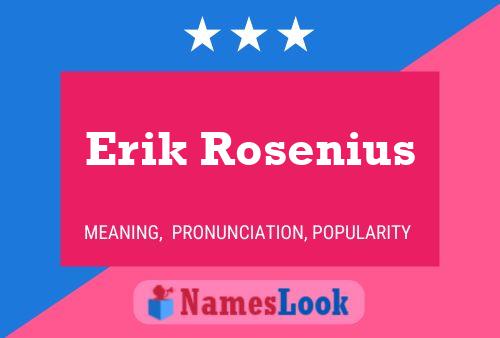 Poster del nome Erik Rosenius