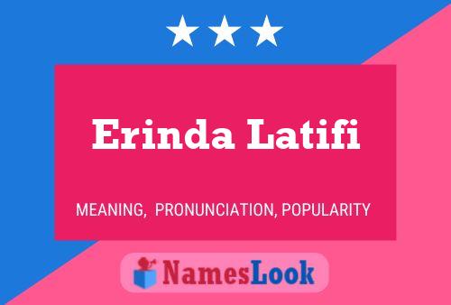 Poster del nome Erinda Latifi