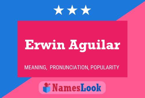 Poster del nome Erwin Aguilar