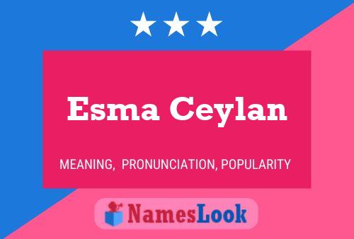 Poster del nome Esma Ceylan