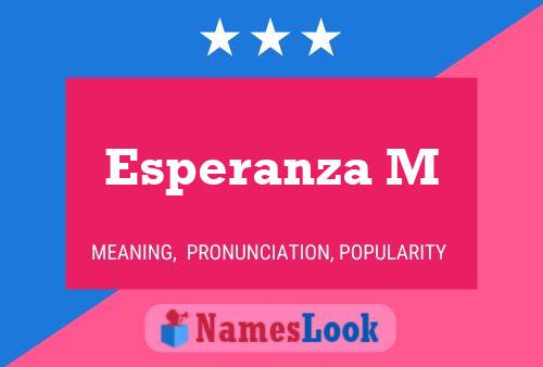 Poster del nome Esperanza M