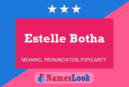 Poster del nome Estelle Botha