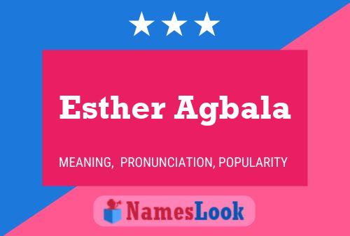 Poster del nome Esther Agbala