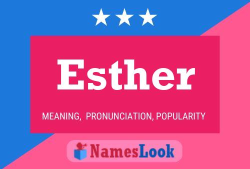 Poster del nome Esther