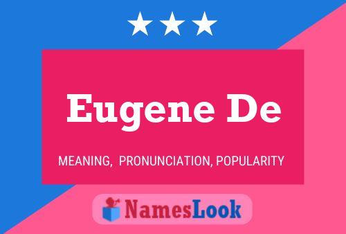 Poster del nome Eugene De