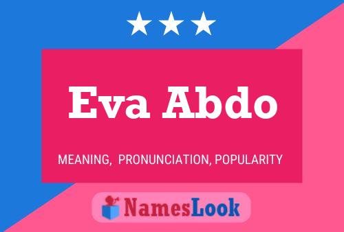 Poster del nome Eva Abdo