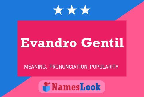 Poster del nome Evandro Gentil