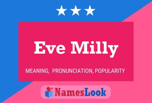 Poster del nome Eve Milly